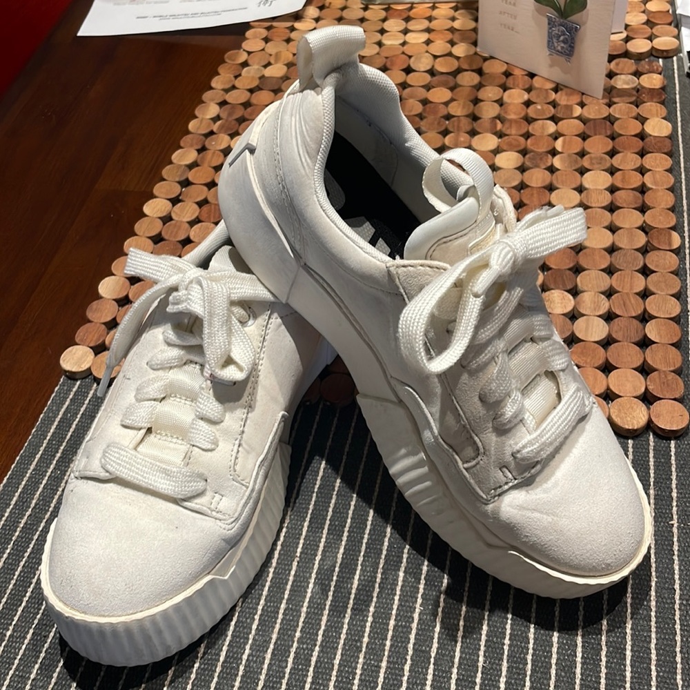 G-Star Raw Womens Whit Platform Kicks Size 8